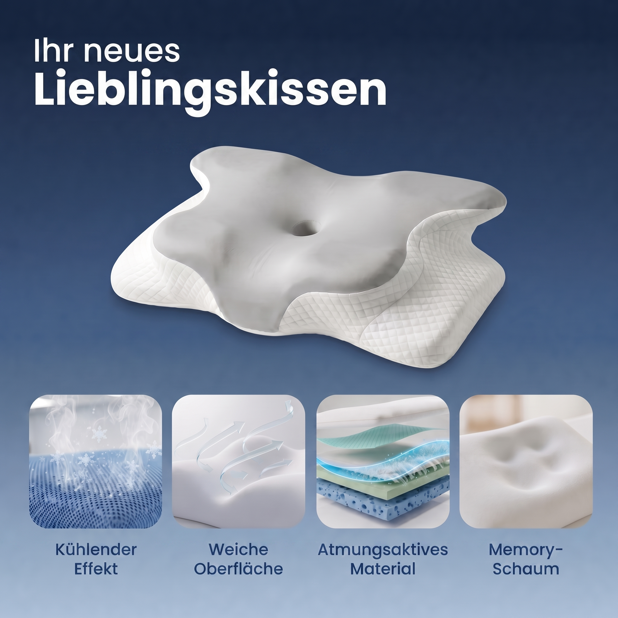 The Sleepr Ergonomic Pillow